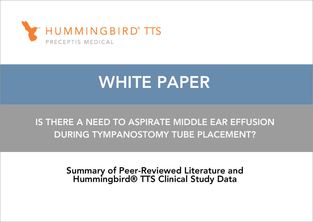 Is there a Need to Aspirate Middle Ear Effusion During Tympanostomy Tube Placement?